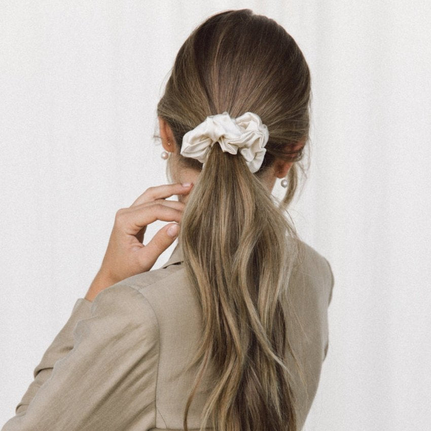 3 גומיות (100% משי טהור של תות)