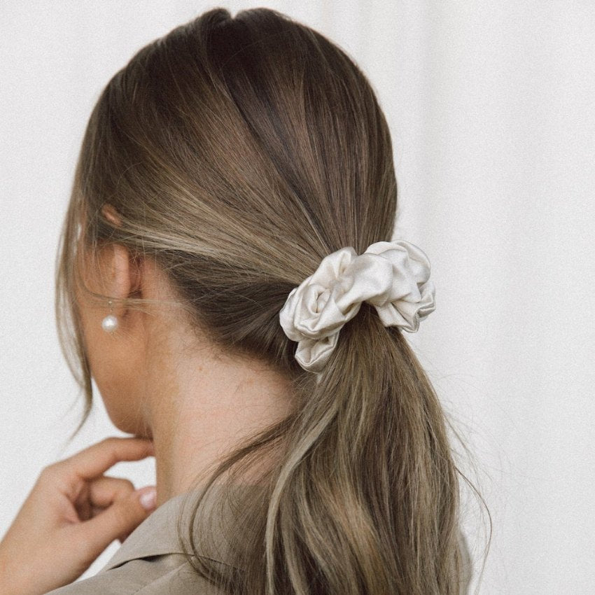 3 גומיות (100% משי טהור של תות)